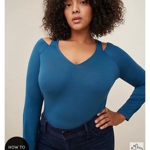 torrid 2X blue top